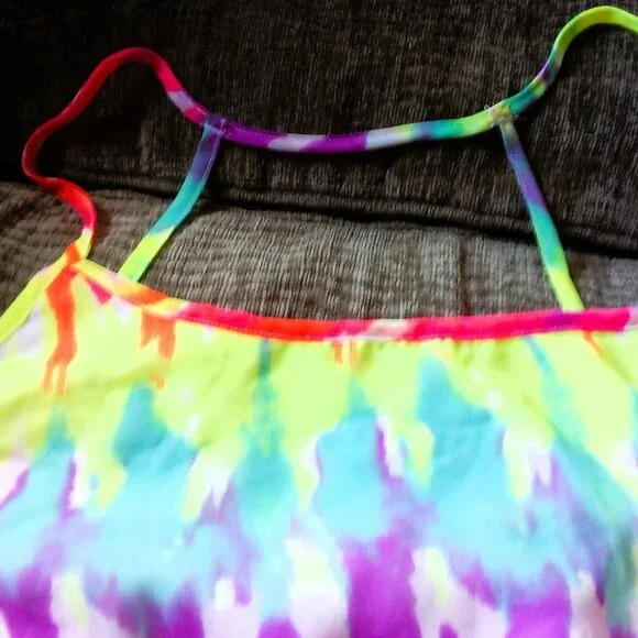 Children's Place Mommy & Me Matching Sharkbite Dresses - Adult XXL Kids M 7/8 - Picture 5 of 8